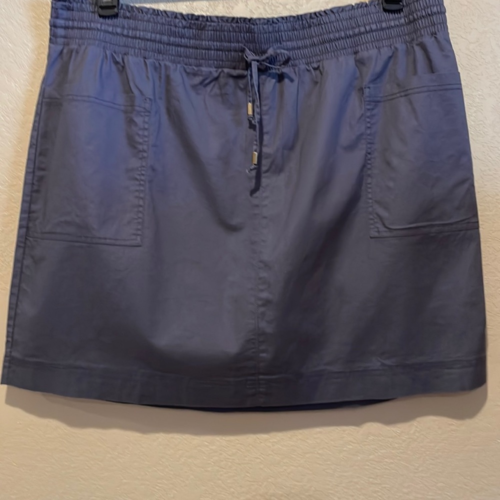 Terra & Sky Grey Skirt Size 1X 16W - 18W